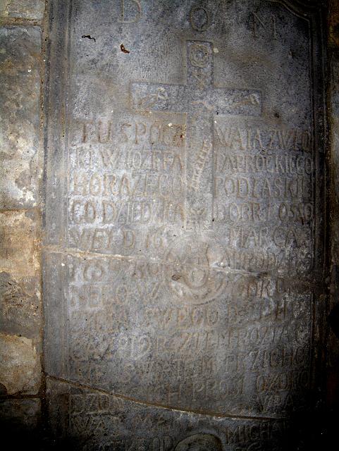 HPIM5300.jpg - Płyta nagrobna - Józef Paprocki, dziedzic Kossowej